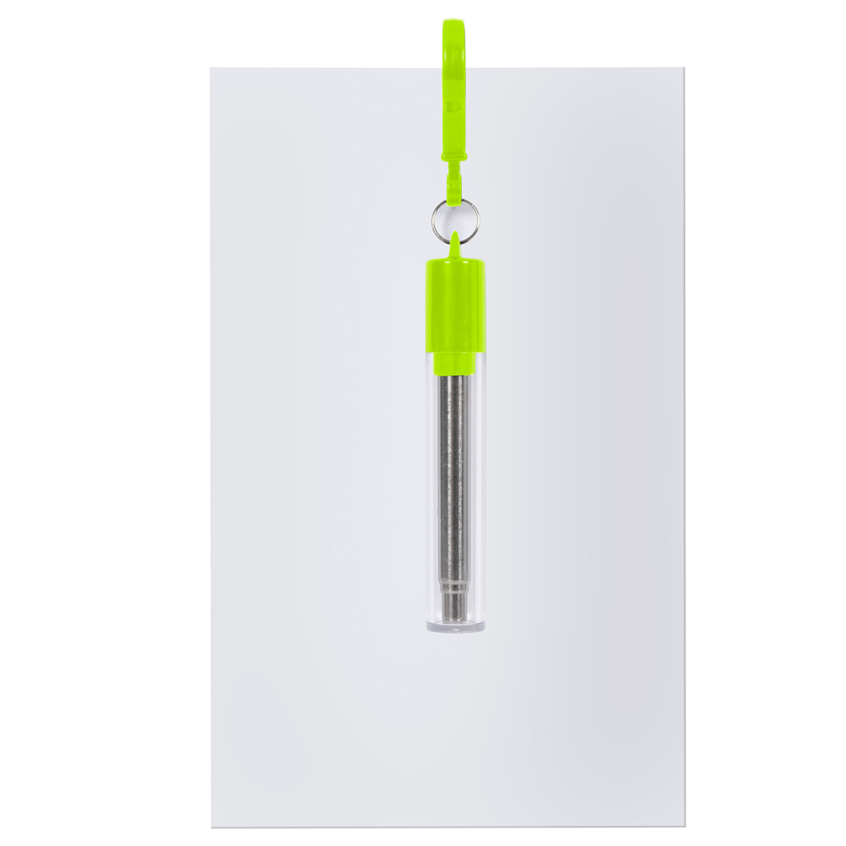 Picture of Greeting Card With Collapsible Stainless Steel Straw Kit