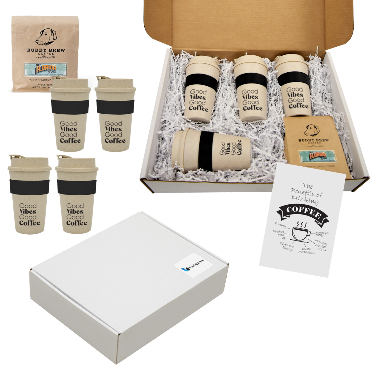 Picture of Buddy Brew Coffee Gift Set For Four