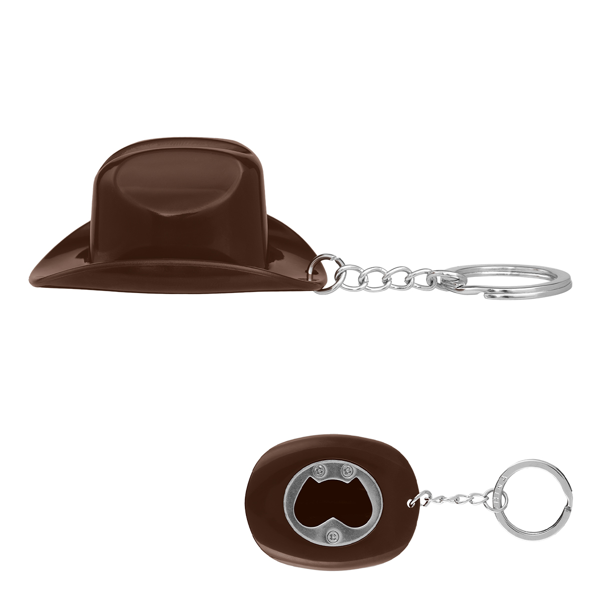 Picture of Cowboy Hat Bottle Opener Keychain
