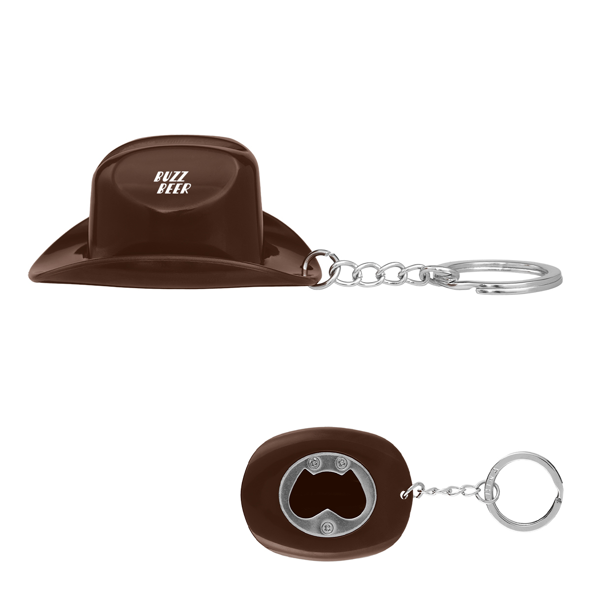 Picture of Cowboy Hat Bottle Opener Keychain