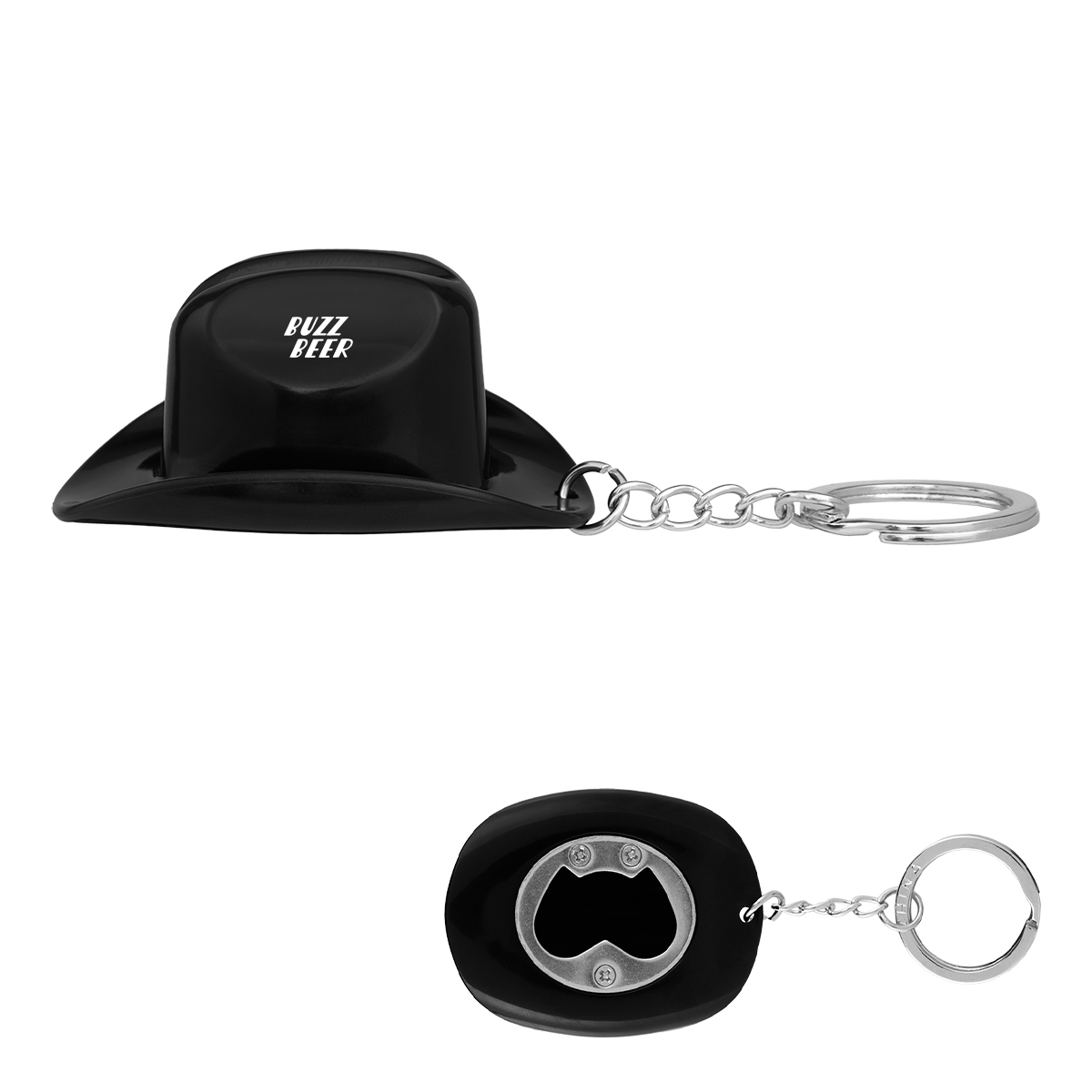 Picture of Cowboy Hat Bottle Opener Keychain