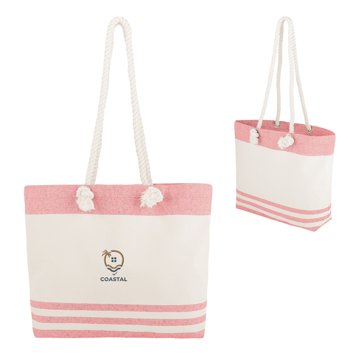 Picture of Marlo 10 Oz. Recycled Cotton Tote Bag With Twist Rope Handles