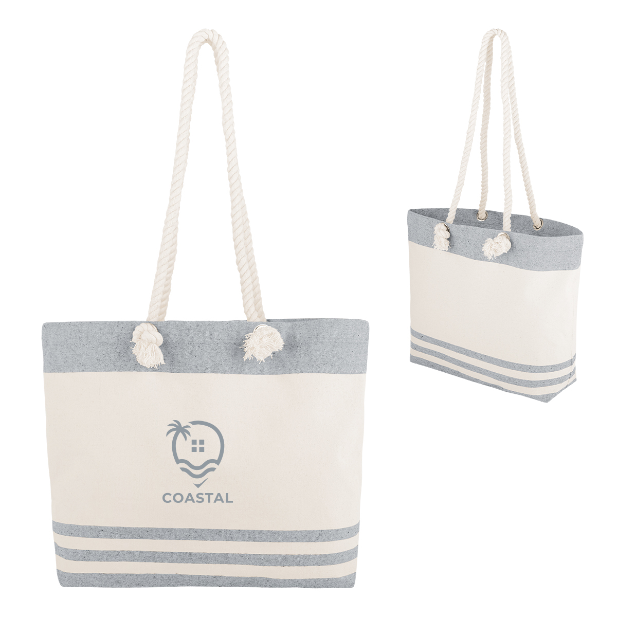 Picture of Marlo 10 Oz. Recycled Cotton Tote Bag With Twist Rope Handles