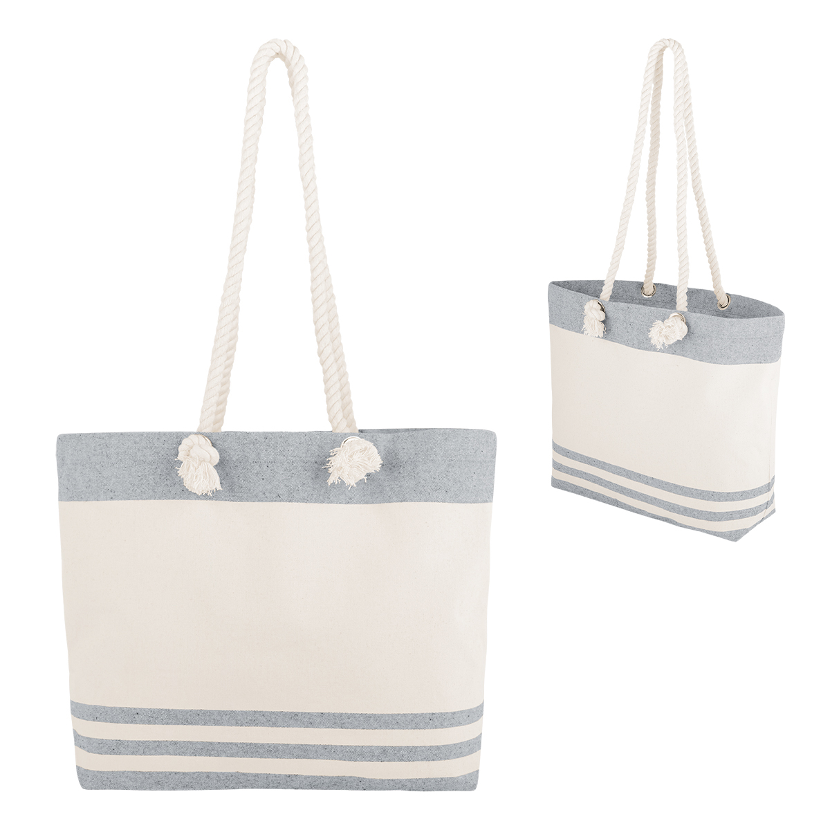 Picture of Marlo 10 Oz. Recycled Cotton Tote Bag With Twist Rope Handles