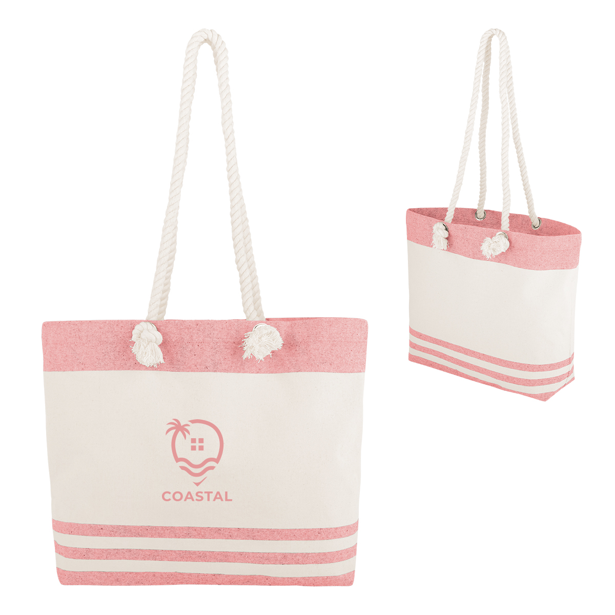 Picture of Marlo 10 Oz. Recycled Cotton Tote Bag With Twist Rope Handles