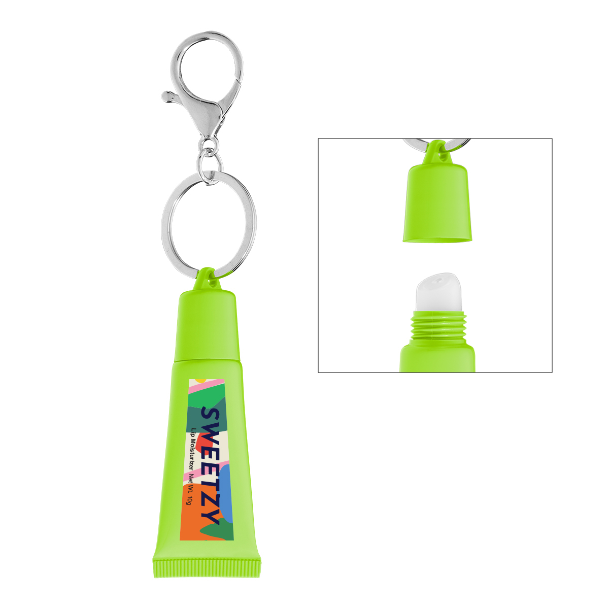 Picture of Squeeze Tube Lip Moisturizer With Key Ring