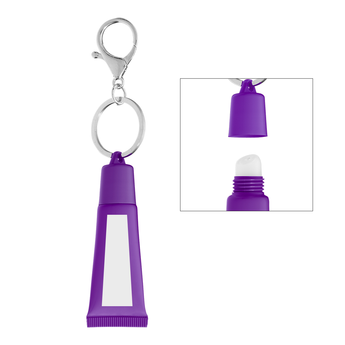 Picture of Squeeze Tube Lip Moisturizer With Key Ring