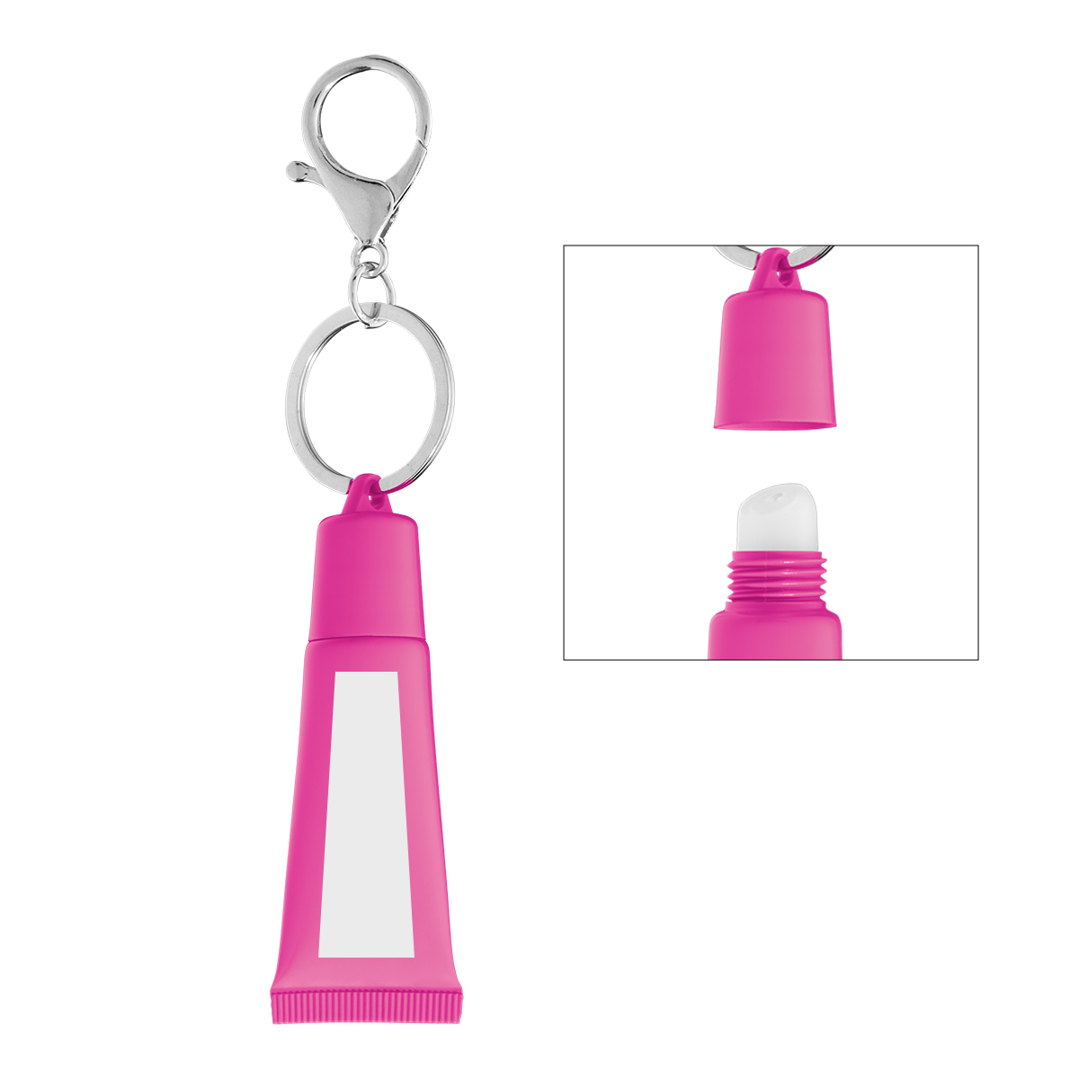 Picture of Squeeze Tube Lip Moisturizer With Key Ring