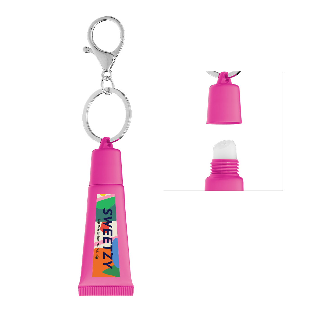 Picture of Squeeze Tube Lip Moisturizer With Key Ring