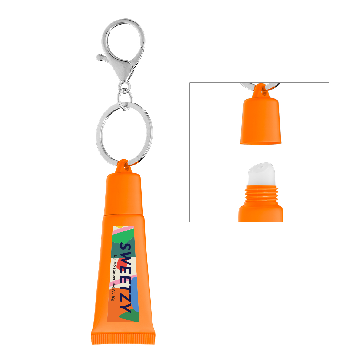Picture of Squeeze Tube Lip Moisturizer With Key Ring