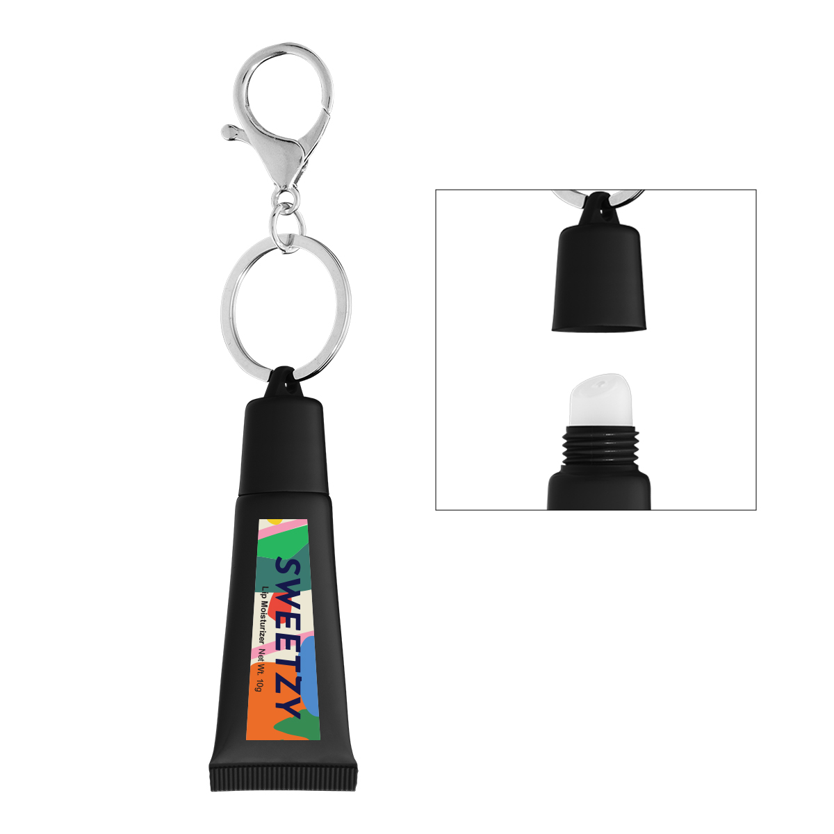 Picture of Squeeze Tube Lip Moisturizer With Key Ring