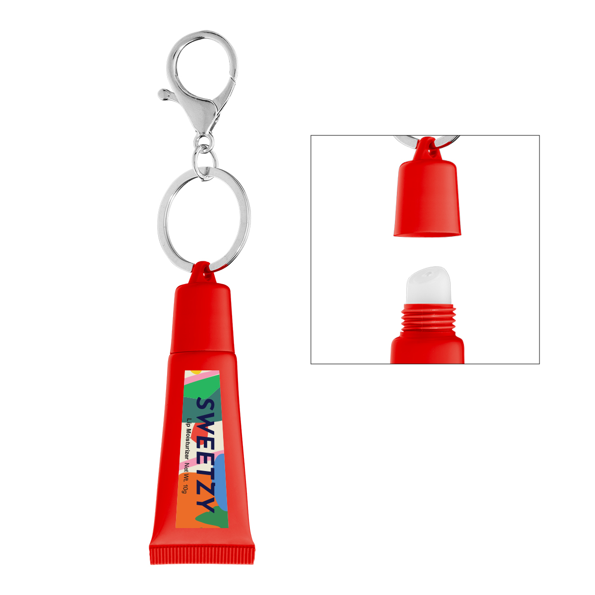 Picture of Squeeze Tube Lip Moisturizer With Key Ring