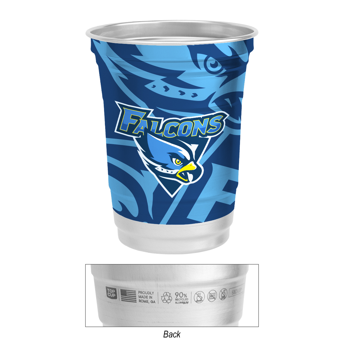 Picture of 16 Oz. Top Cup Full Color Aluminum Cup