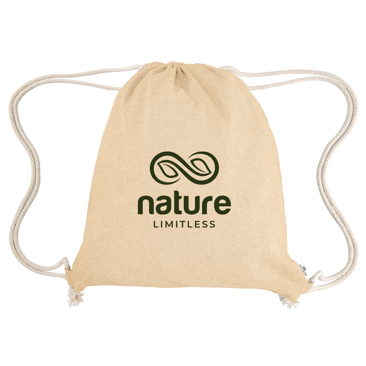 Picture of Arden Recycled Cotton Drawstring Bag