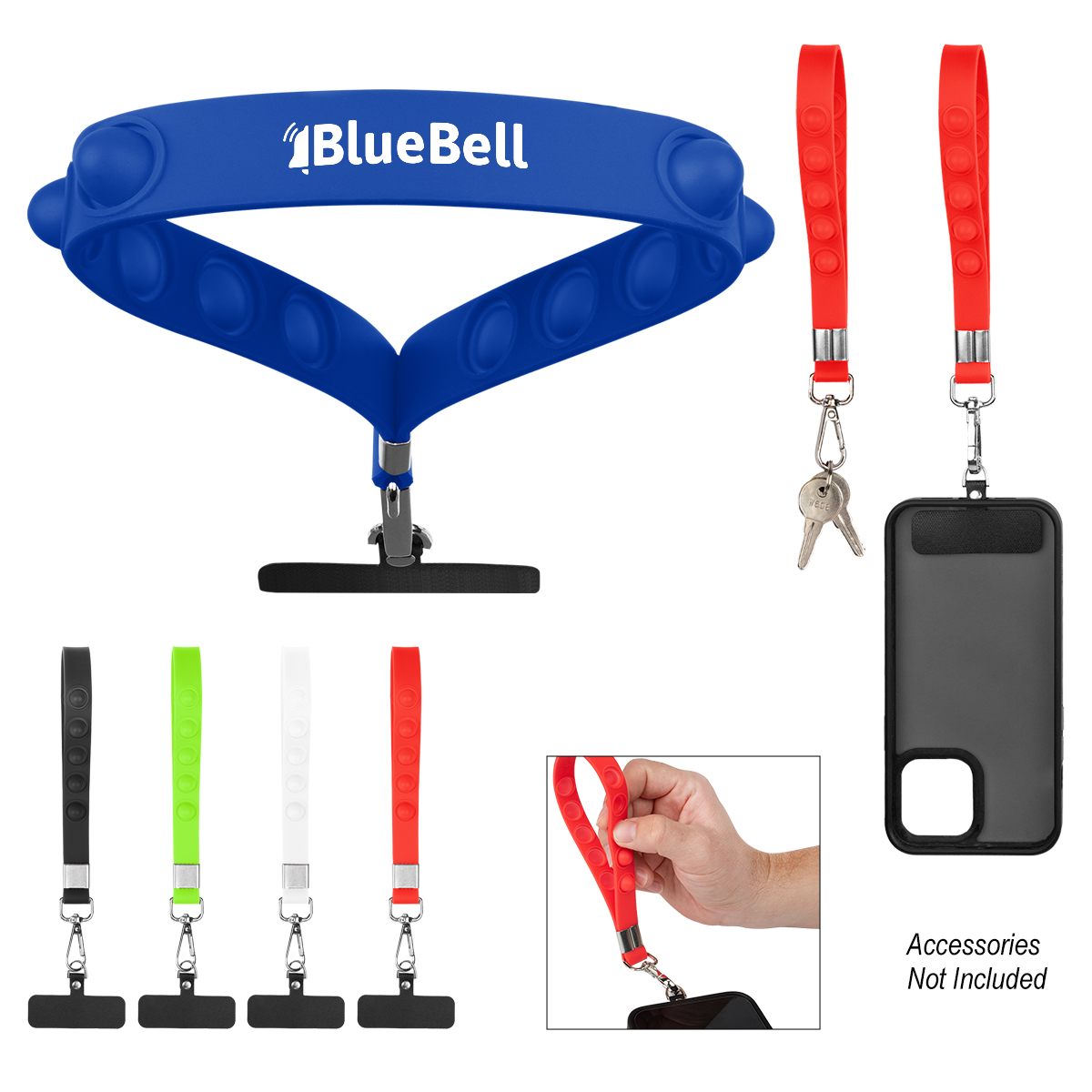 Picture of Push Pop Phone Tether Wristlet