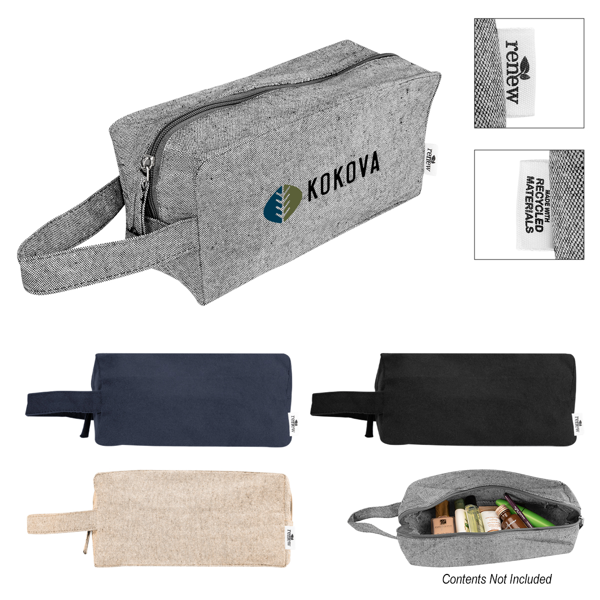Picture of Arden Recycled Cotton Toiletry Bag