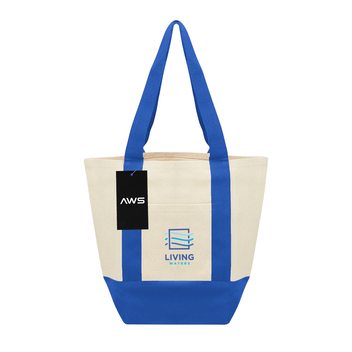 Picture of Aws Mini Starboard 10 Oz. Recycled Cotton Canvas Tote Bag