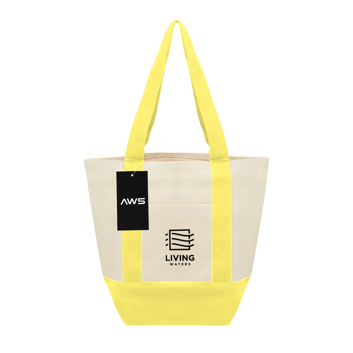 Picture of Aws Mini Starboard 10 Oz. Recycled Cotton Canvas Tote Bag
