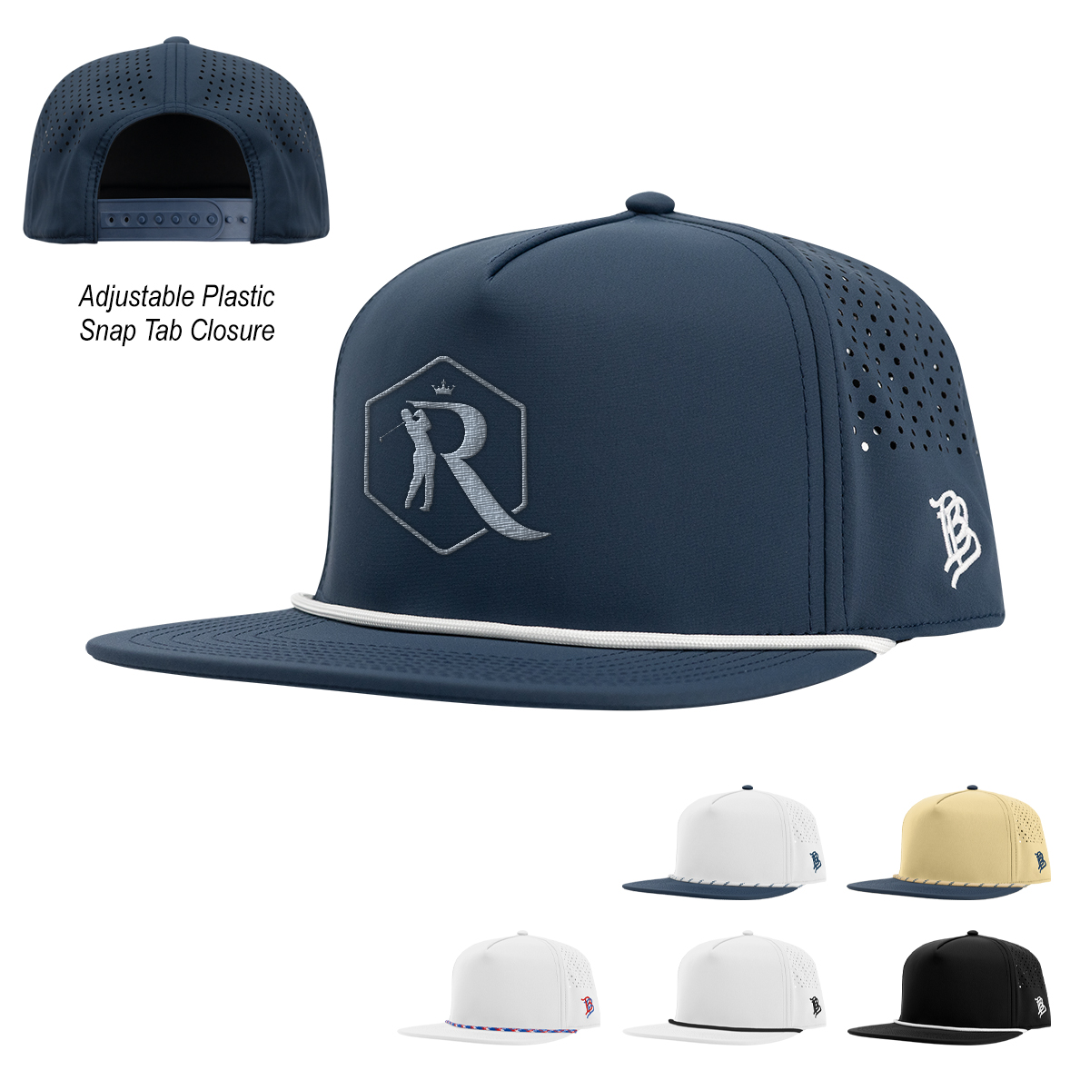 Picture of Branded Bills 555 Bare Flat Rope Cap