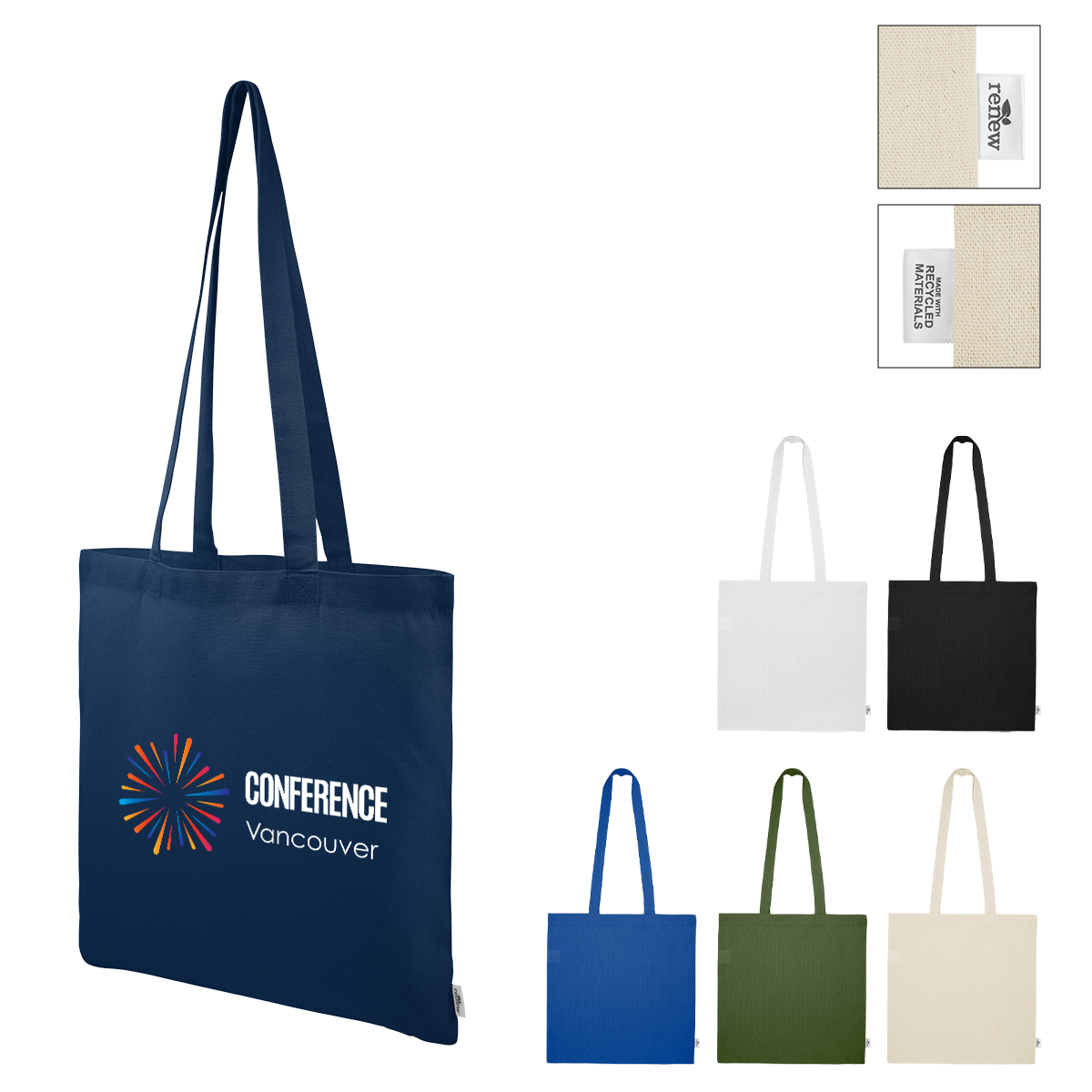 Picture of Maeve 8 Oz. Recycled Cotton Tote Bag