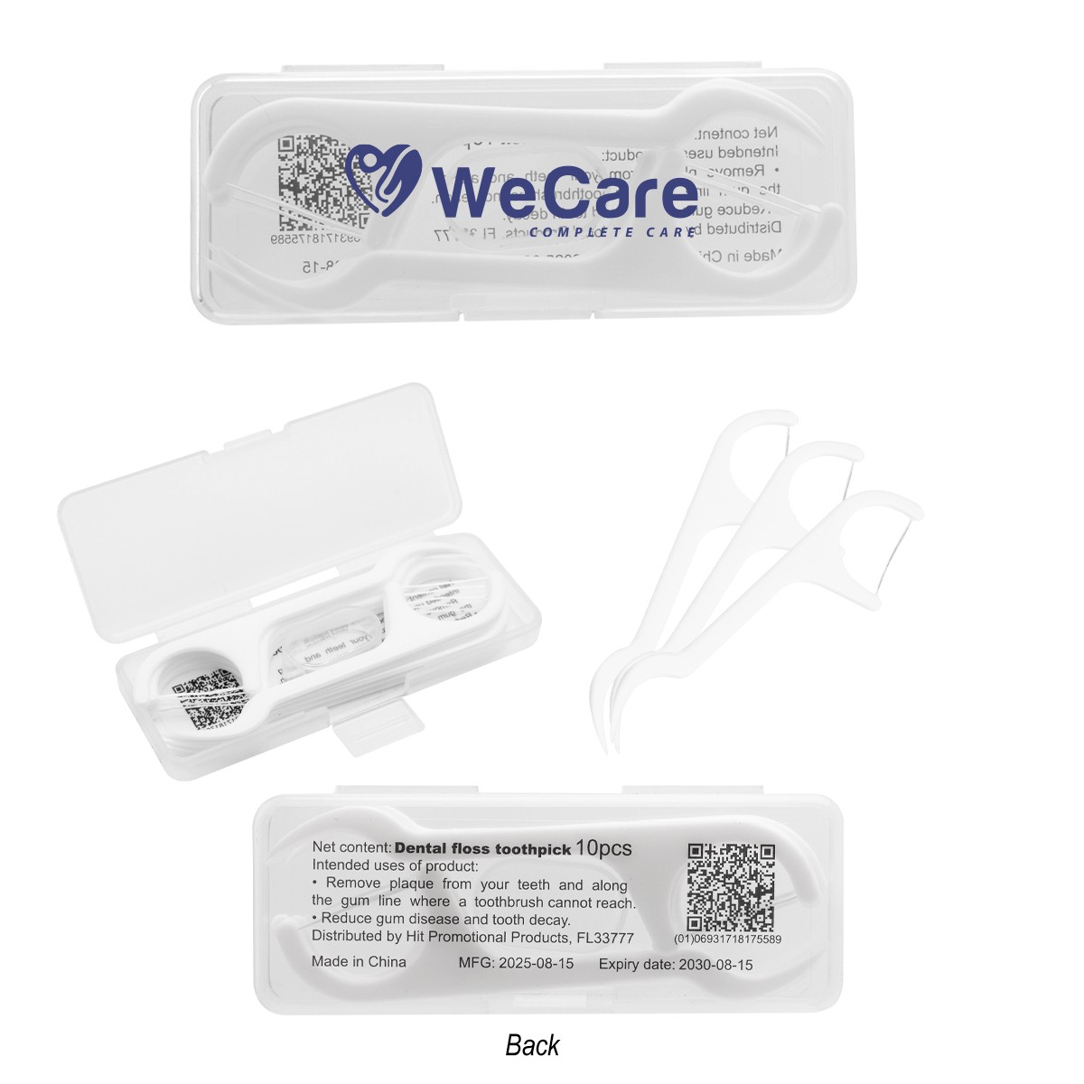 Picture of 10 Pc. Dental Flosser Pick Kit
