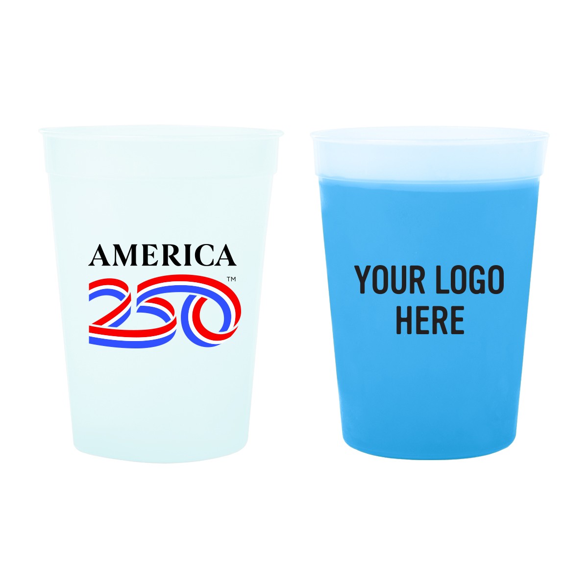 Picture of America250™ 12 Oz. Full Color Mood Stadium Cup