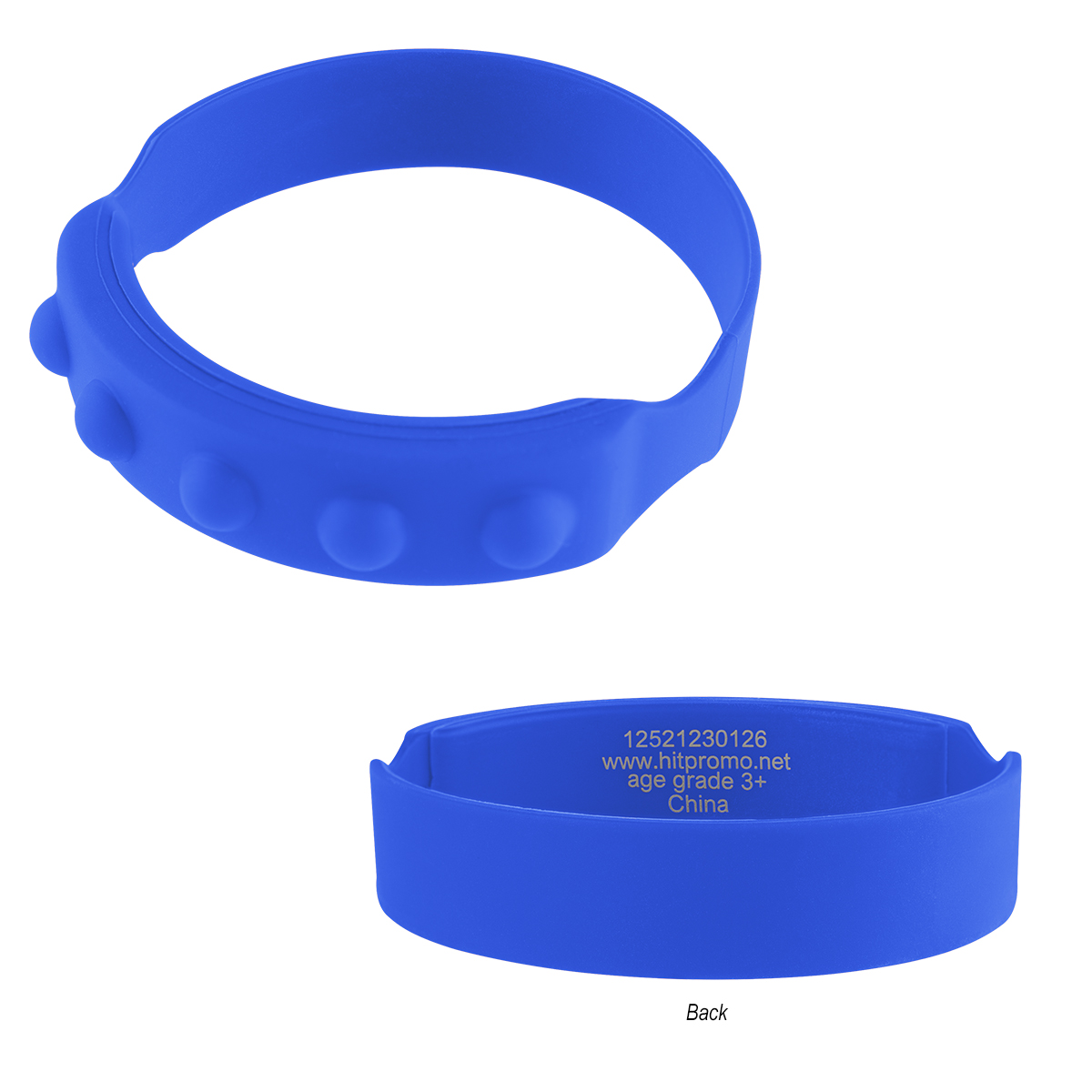 Picture of Push Pop Recycled Silicone Wristband