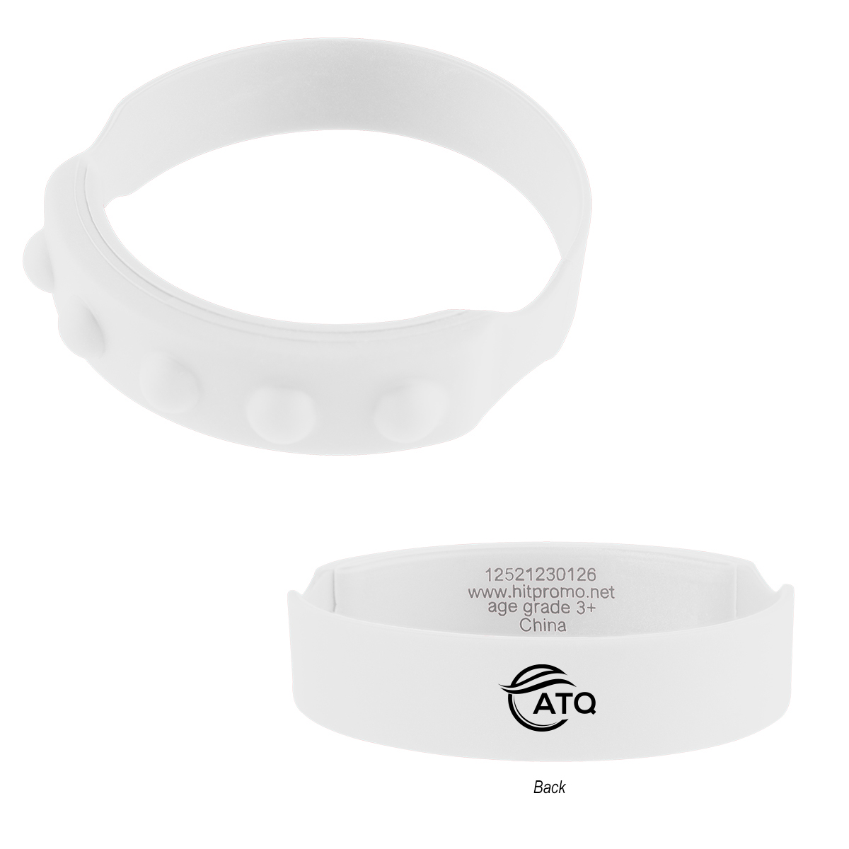 Picture of Push Pop Recycled Silicone Wristband