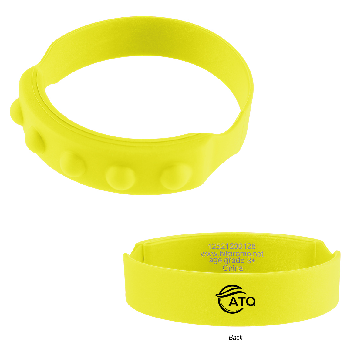 Picture of Push Pop Recycled Silicone Wristband