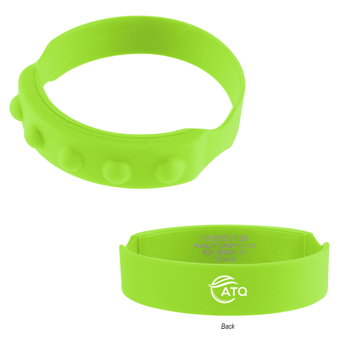Picture of Push Pop Recycled Silicone Wristband