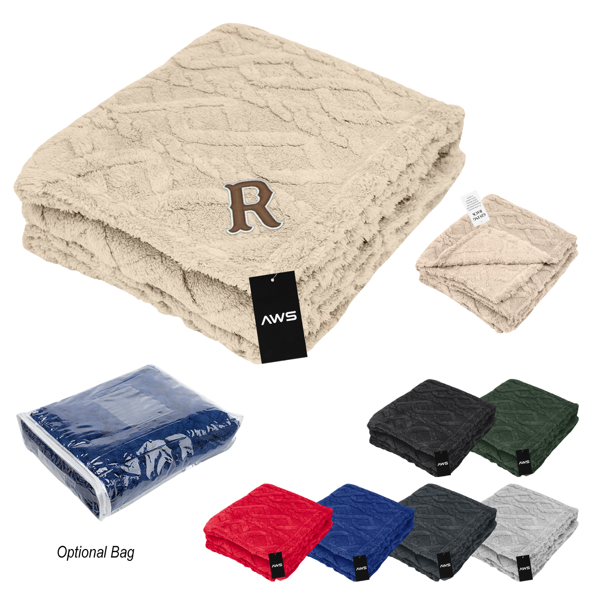 Picture of Aws Alpine Rpet Sherpa Blanket