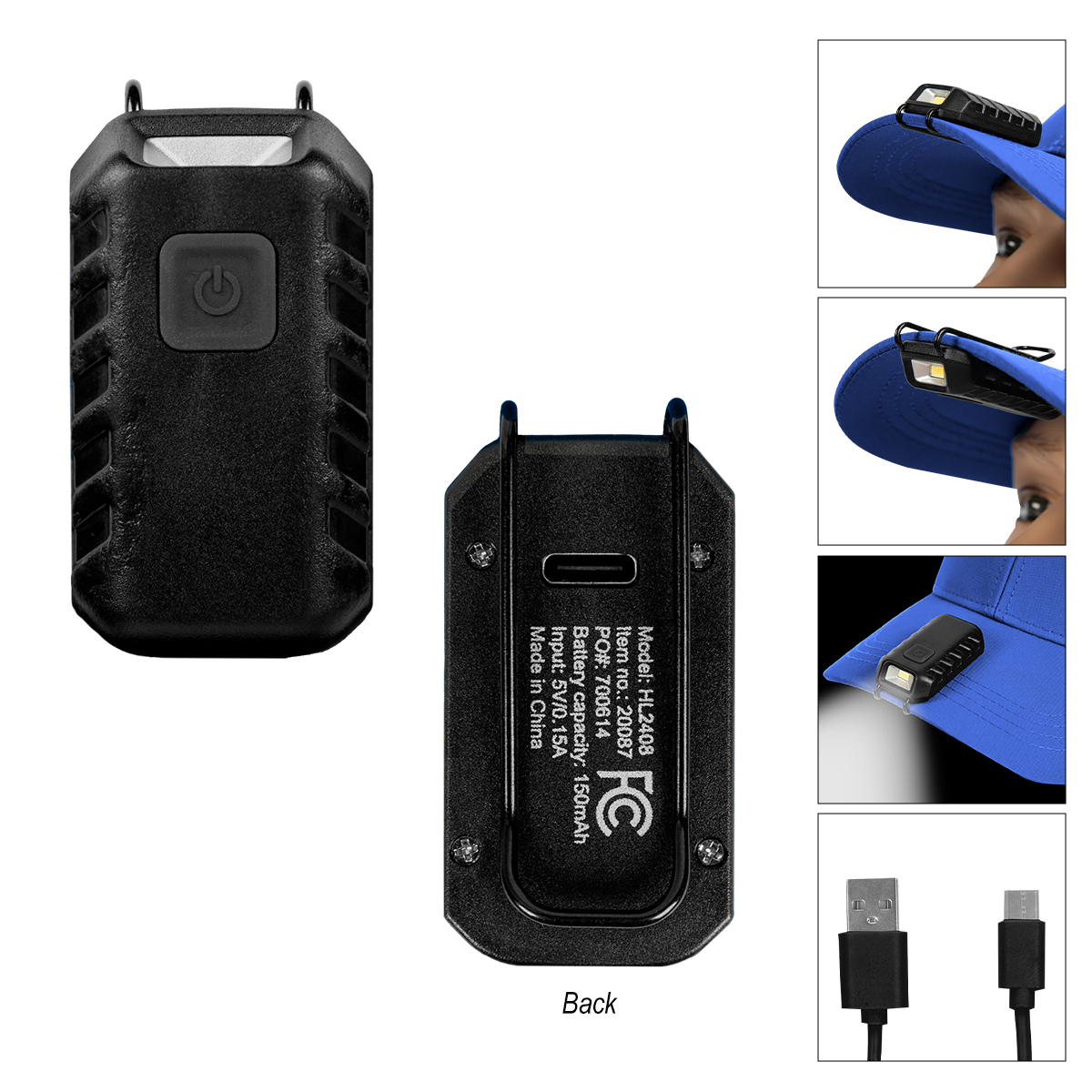 Picture of Rechargeable Cap Safety Light