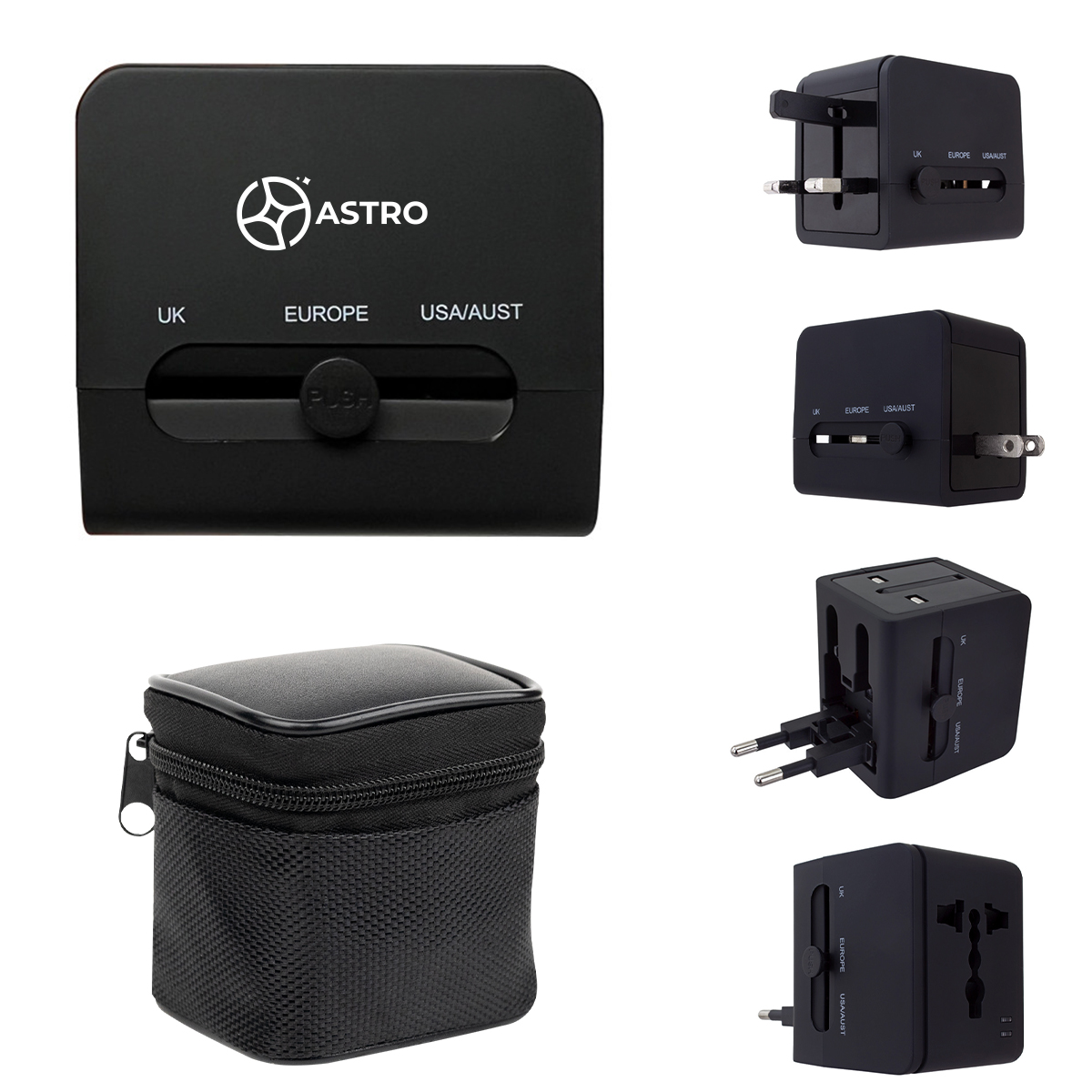 Picture of 20w Universal Travel Adapter With Type-c