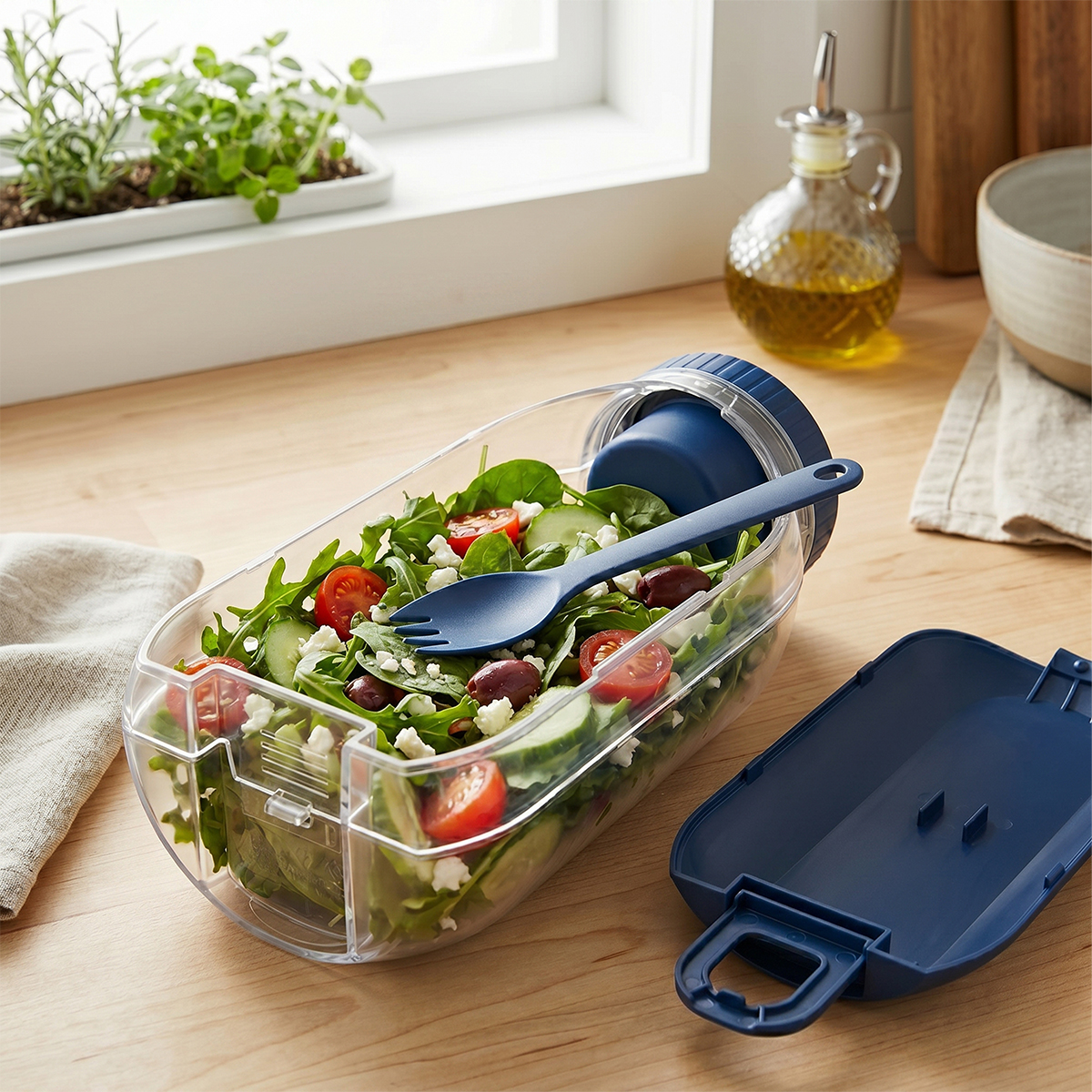 Picture of Recycled Bento Bottle Salad Shaker