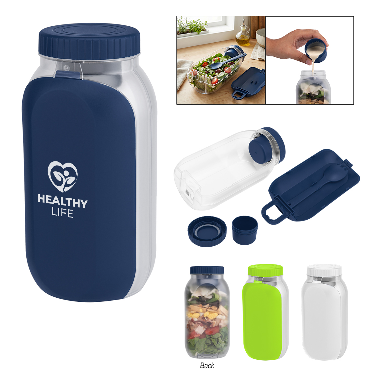 Picture of Recycled Bento Bottle Salad Shaker