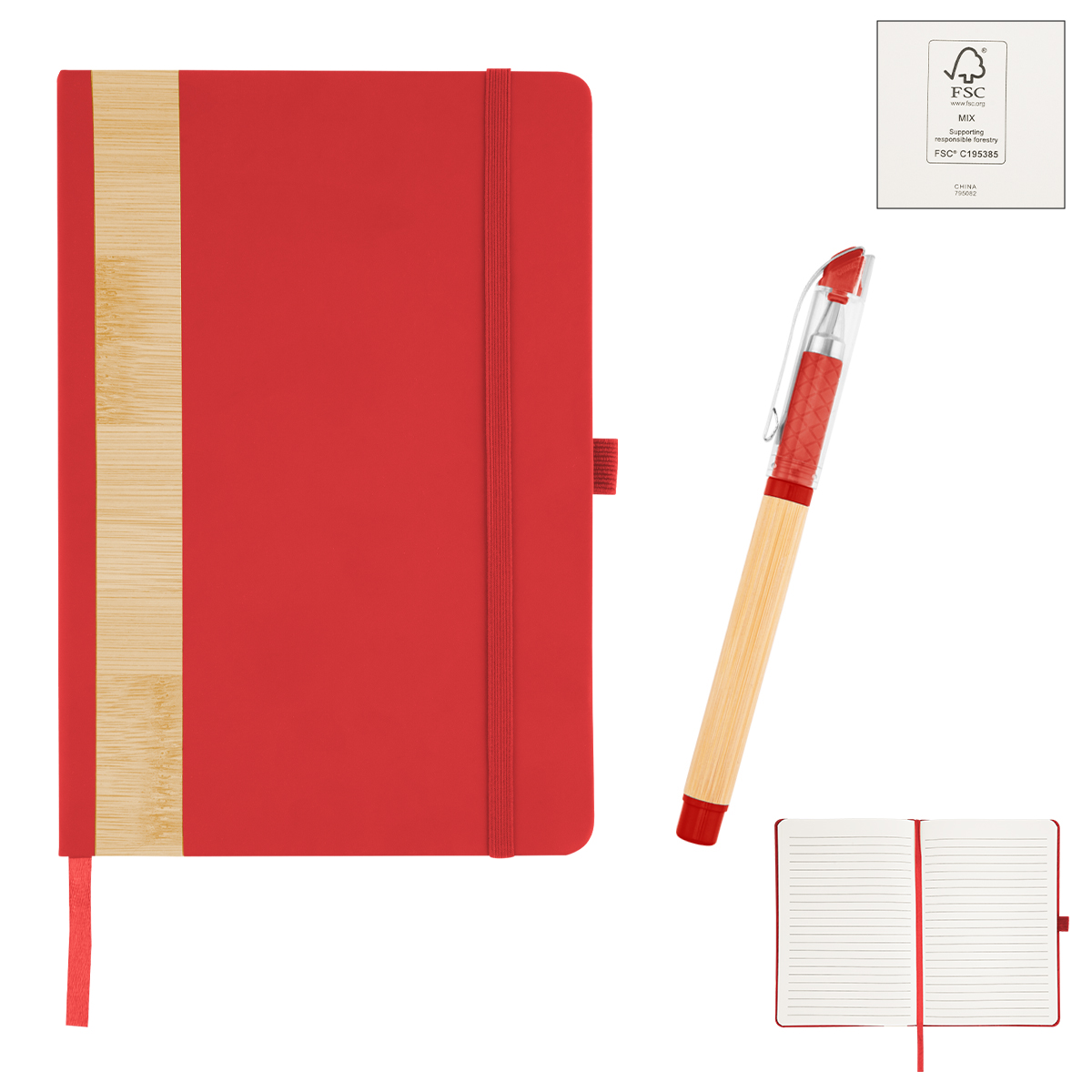 Picture of Verse Bamboo Journal With Pen