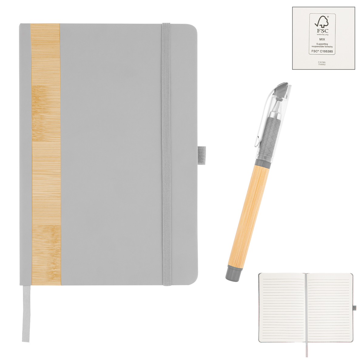Picture of Verse Bamboo Journal With Pen