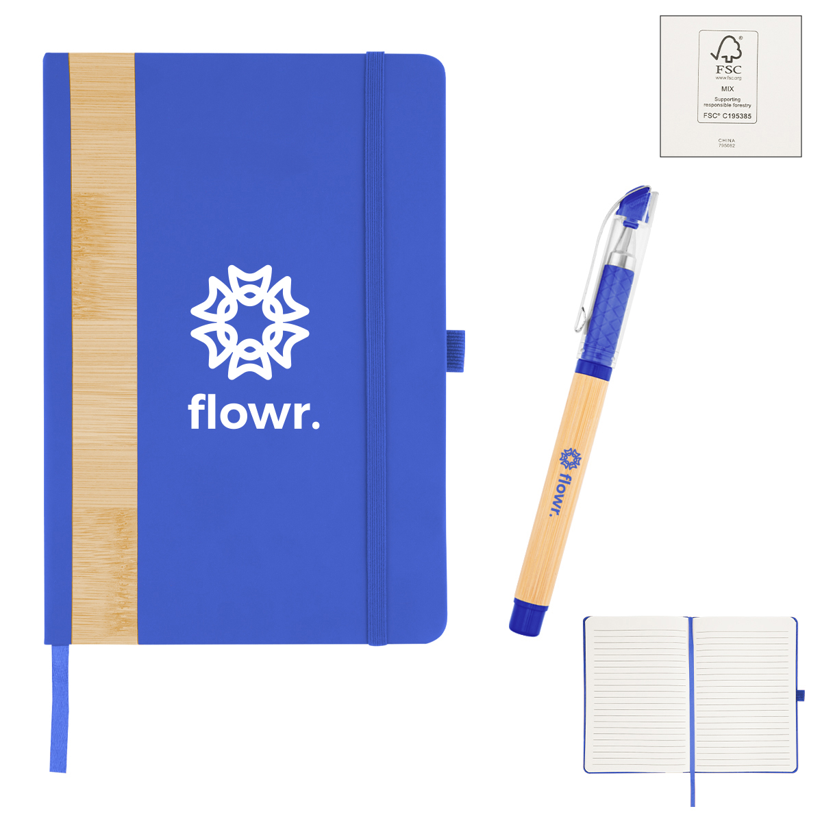 Picture of Verse Bamboo Journal With Pen