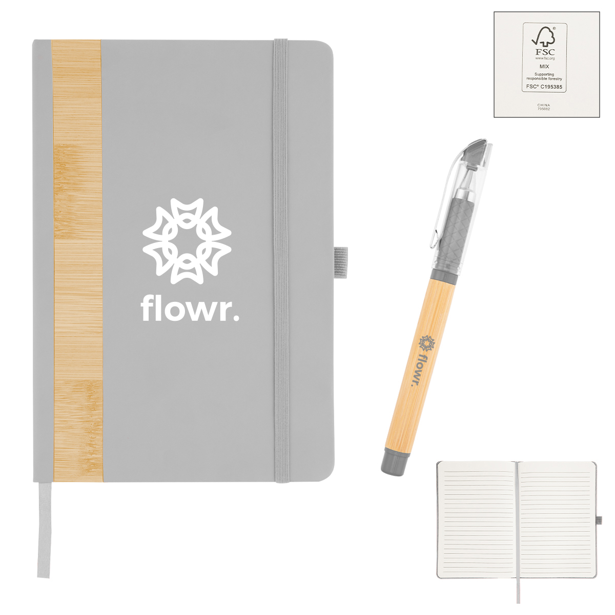 Picture of Verse Bamboo Journal With Pen