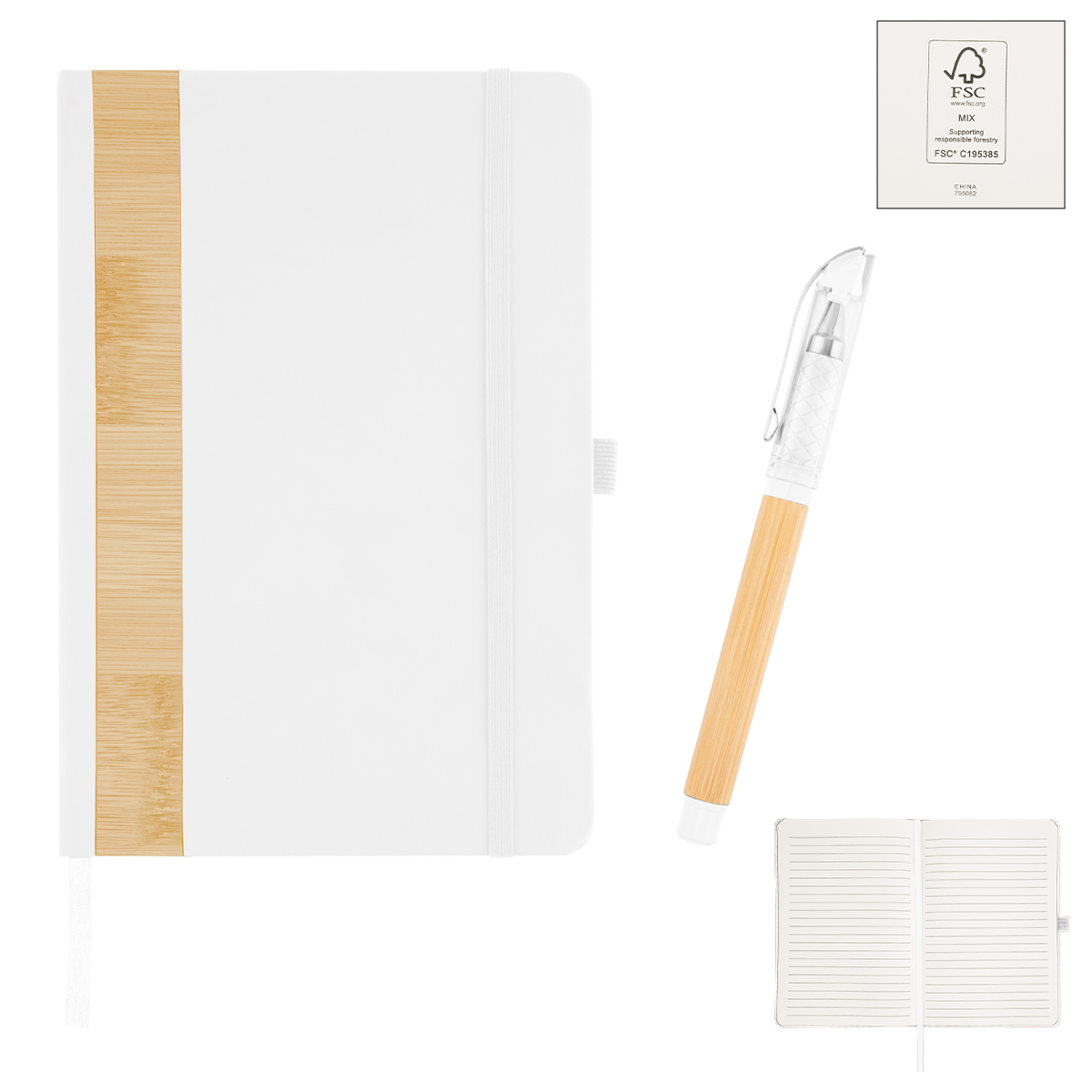 Picture of Verse Bamboo Journal With Pen