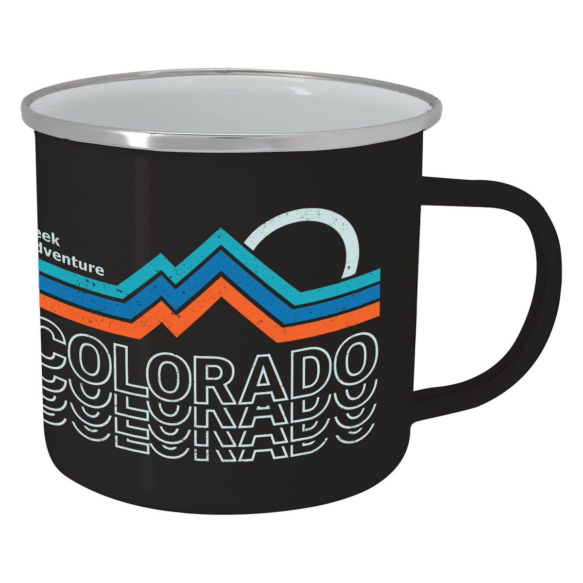 Picture of 16 Oz. Full Color Steel Campfire Mug