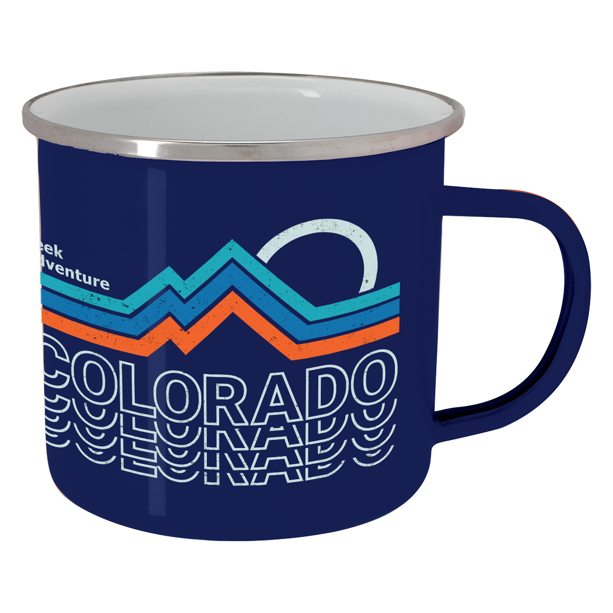 Picture of 16 Oz. Full Color Steel Campfire Mug