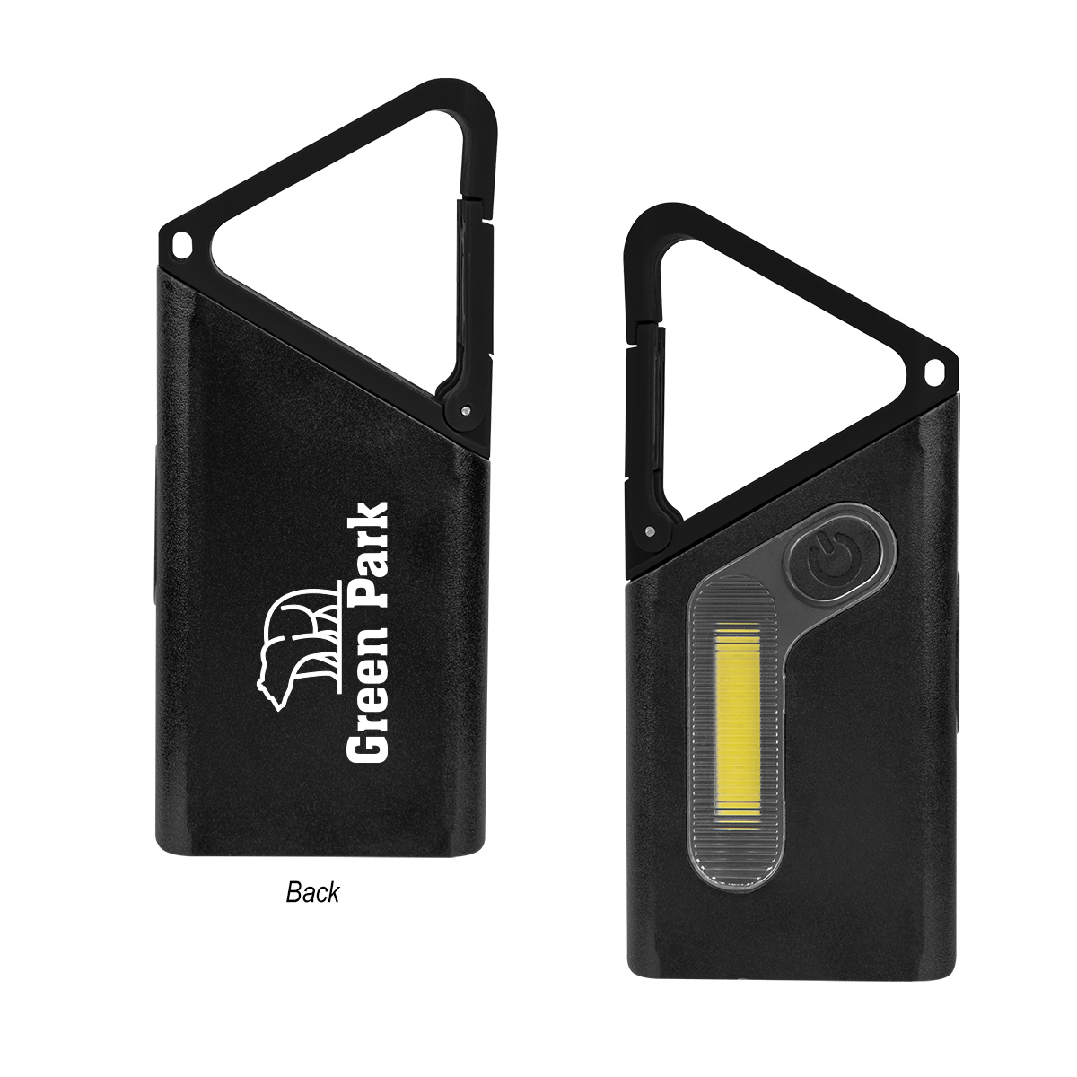 Picture of Clip 'n Grow Rechargeable Carabiner Cob Flashlight