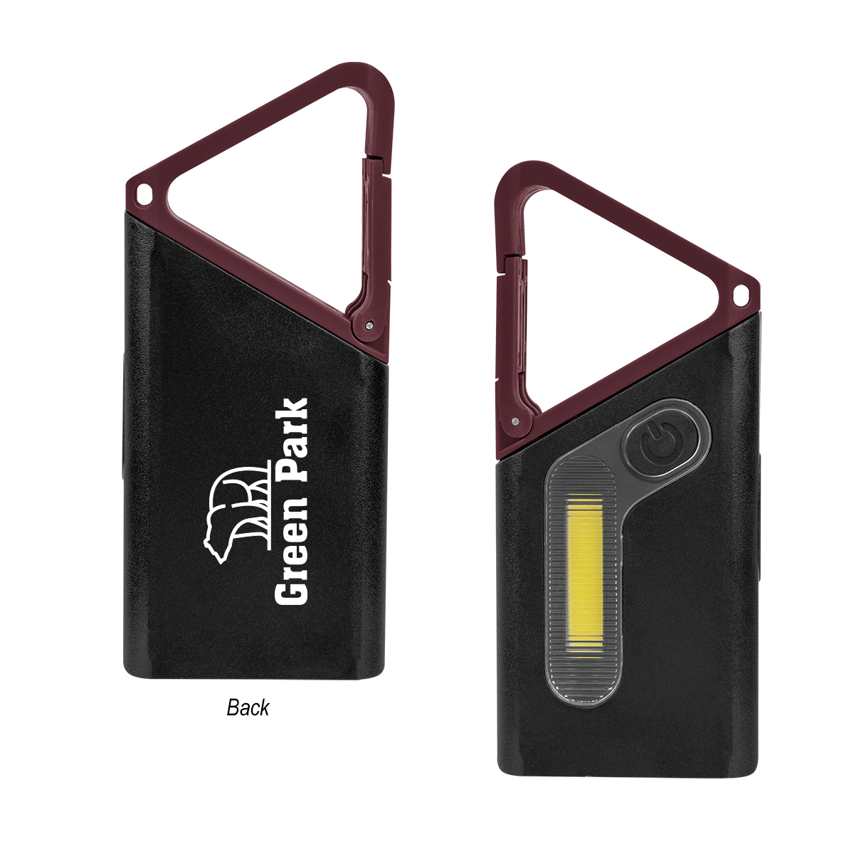 Picture of Clip 'n Grow Rechargeable Carabiner Cob Flashlight