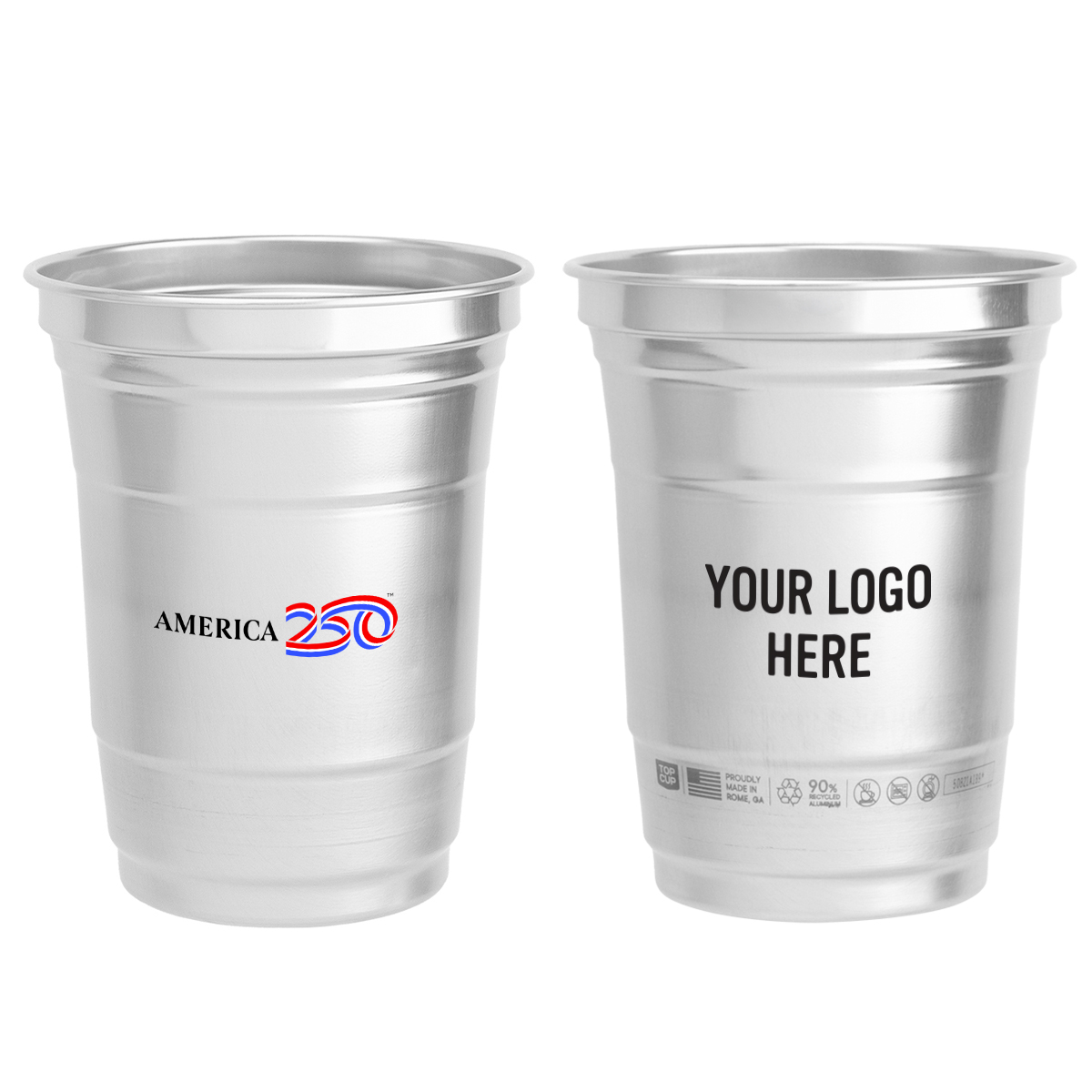 Picture of America250™ 16 Oz. Top Cup Aluminum Cup