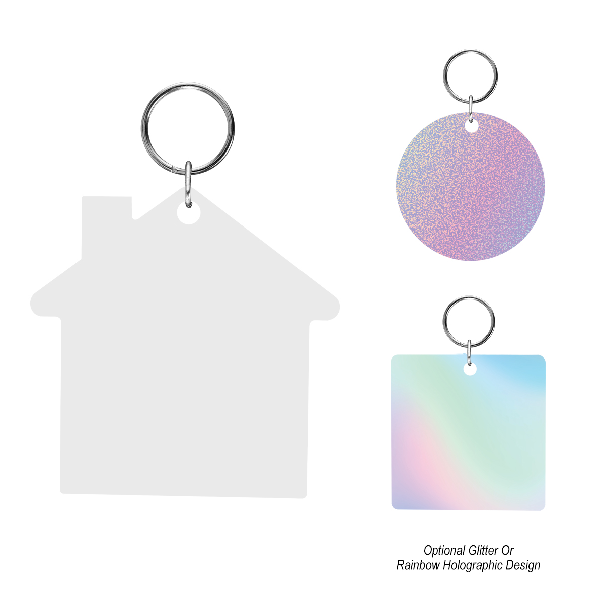 Picture of Acrylic Key Tag - Custom Shape 2"