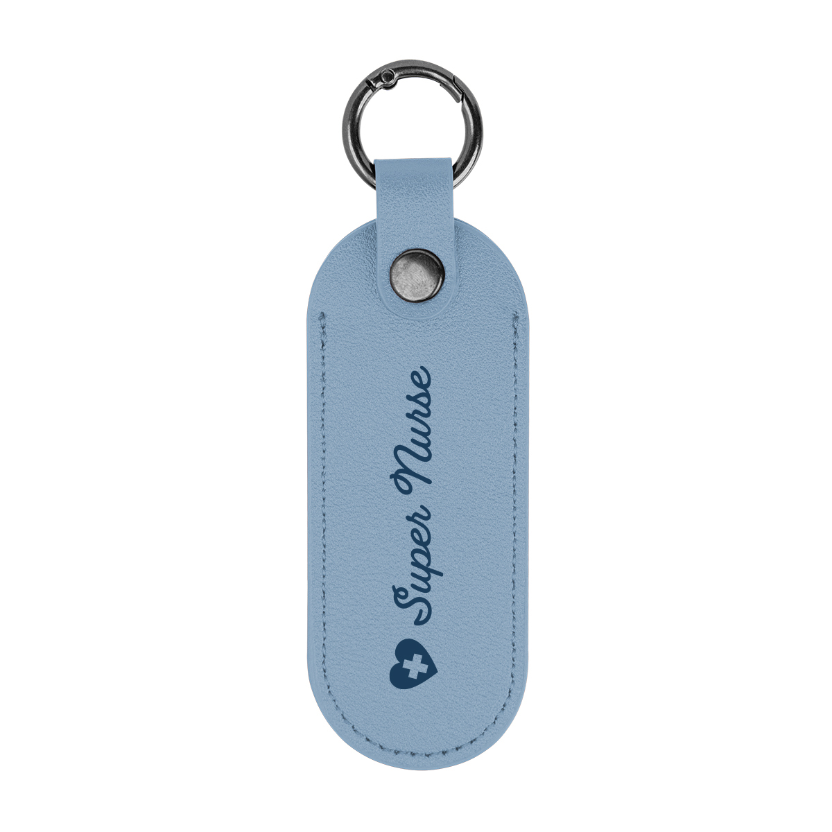 Picture of Bates Leatherette Key Tag With Carabiner