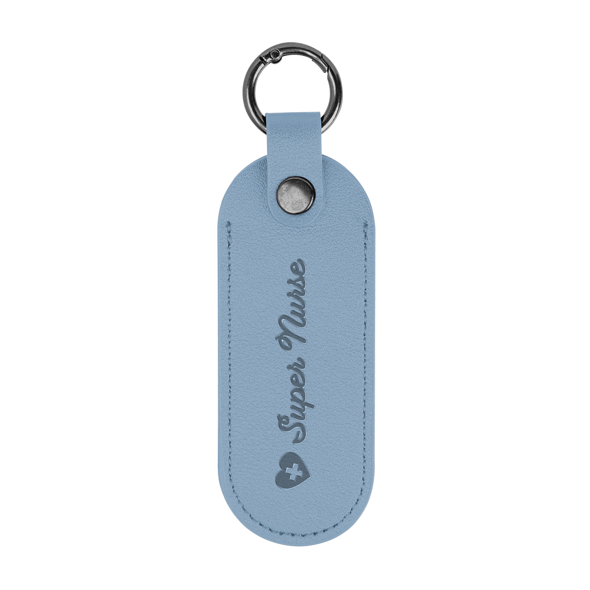 Picture of Bates Leatherette Key Tag With Carabiner