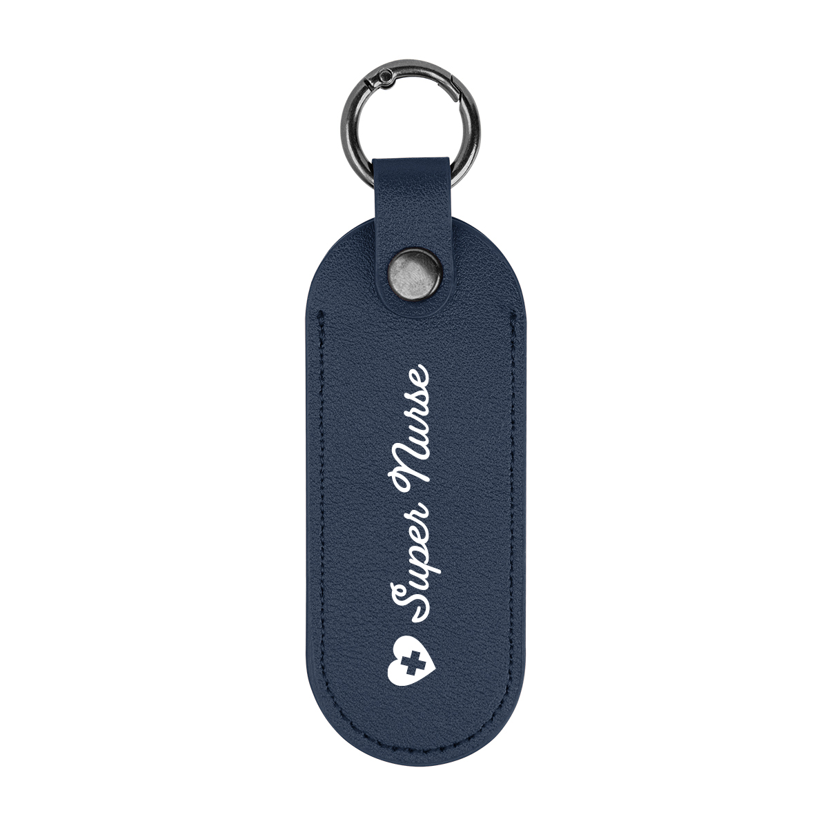 Picture of Bates Leatherette Key Tag With Carabiner