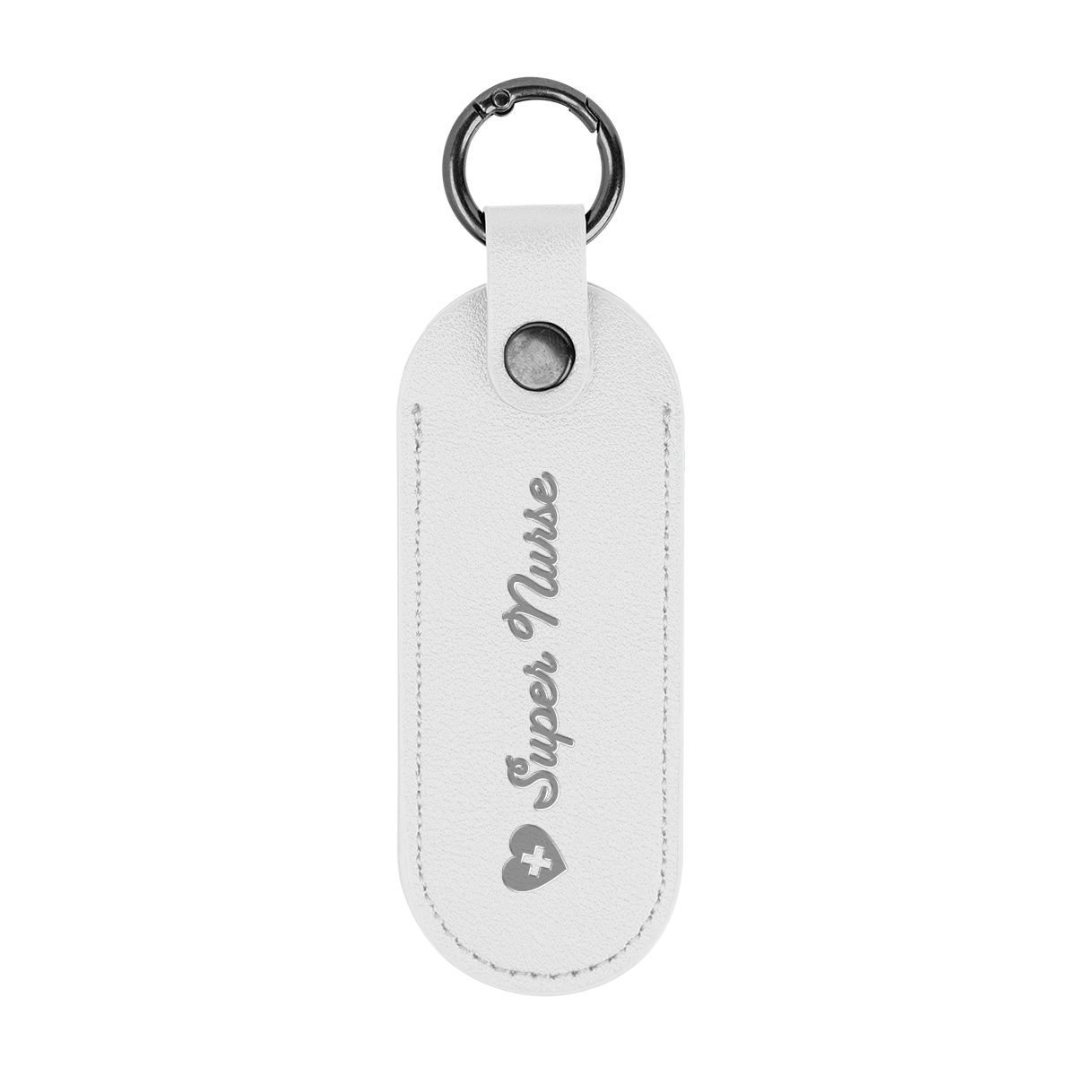 Picture of Bates Leatherette Key Tag With Carabiner